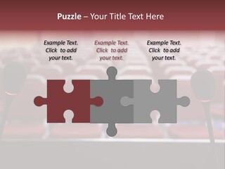 Red Secondary School Empty PowerPoint Template