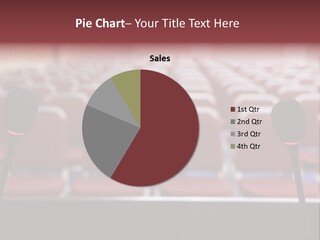 Red Secondary School Empty PowerPoint Template