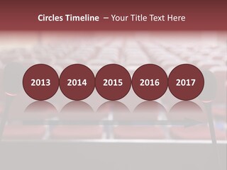 Red Secondary School Empty PowerPoint Template