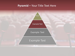 Red Secondary School Empty PowerPoint Template