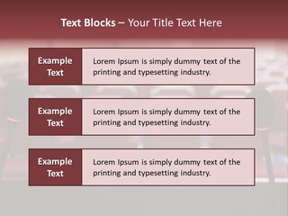 Red Secondary School Empty PowerPoint Template