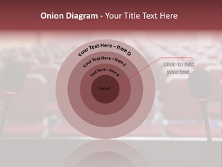 Red Secondary School Empty PowerPoint Template