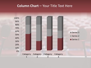 Red Secondary School Empty PowerPoint Template