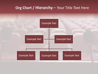 Red Secondary School Empty PowerPoint Template