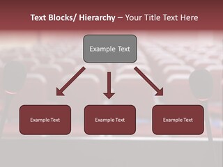 Red Secondary School Empty PowerPoint Template