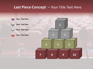 Red Secondary School Empty PowerPoint Template
