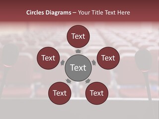 Red Secondary School Empty PowerPoint Template