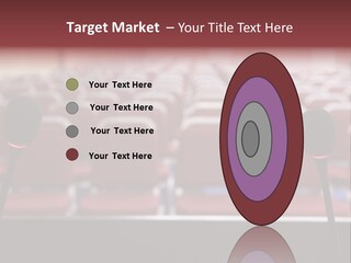 Red Secondary School Empty PowerPoint Template