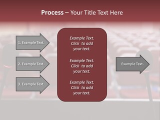 Red Secondary School Empty PowerPoint Template