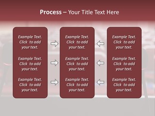 Red Secondary School Empty PowerPoint Template