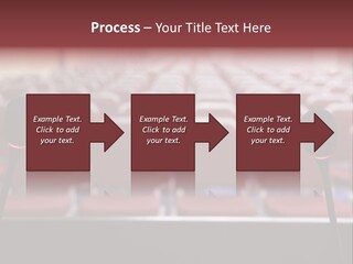 Red Secondary School Empty PowerPoint Template