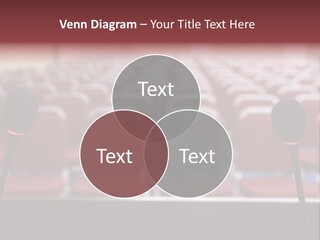 Red Secondary School Empty PowerPoint Template