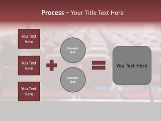 Red Secondary School Empty PowerPoint Template