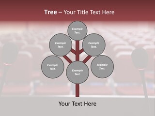 Red Secondary School Empty PowerPoint Template