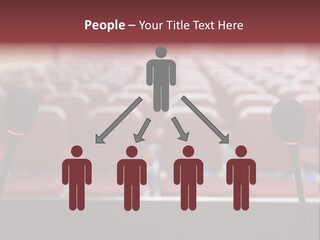 Red Secondary School Empty PowerPoint Template