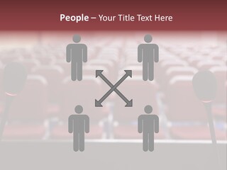 Red Secondary School Empty PowerPoint Template