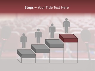Red Secondary School Empty PowerPoint Template