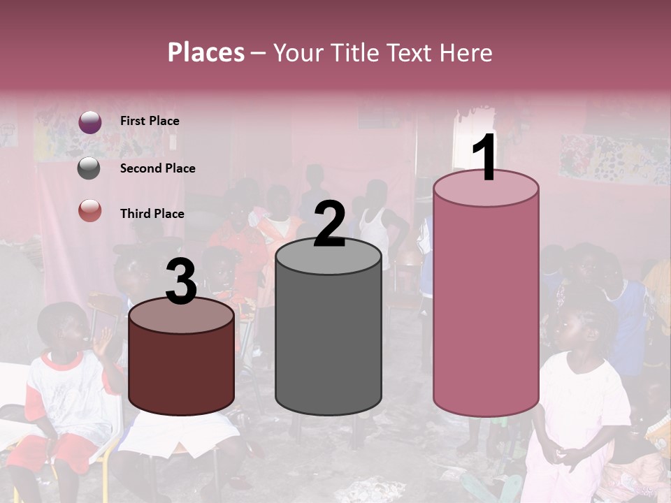 African Race Poverty PowerPoint Template