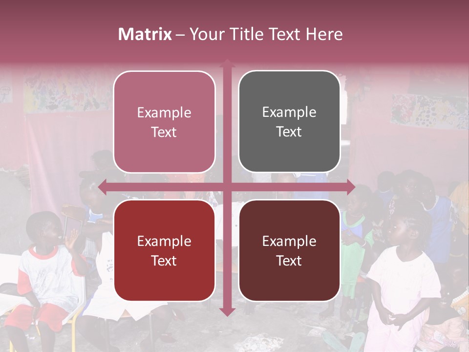 African Race Poverty PowerPoint Template