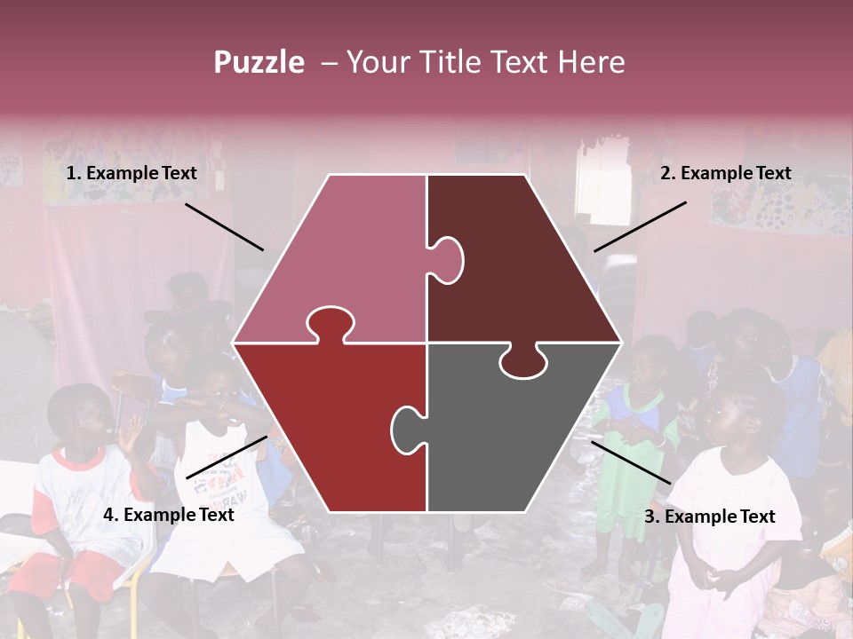 African Race Poverty PowerPoint Template