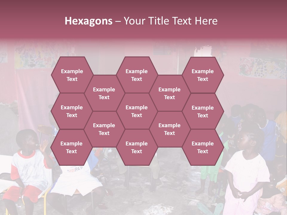 African Race Poverty PowerPoint Template