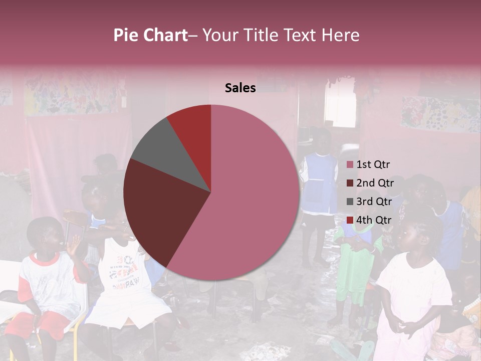 African Race Poverty PowerPoint Template