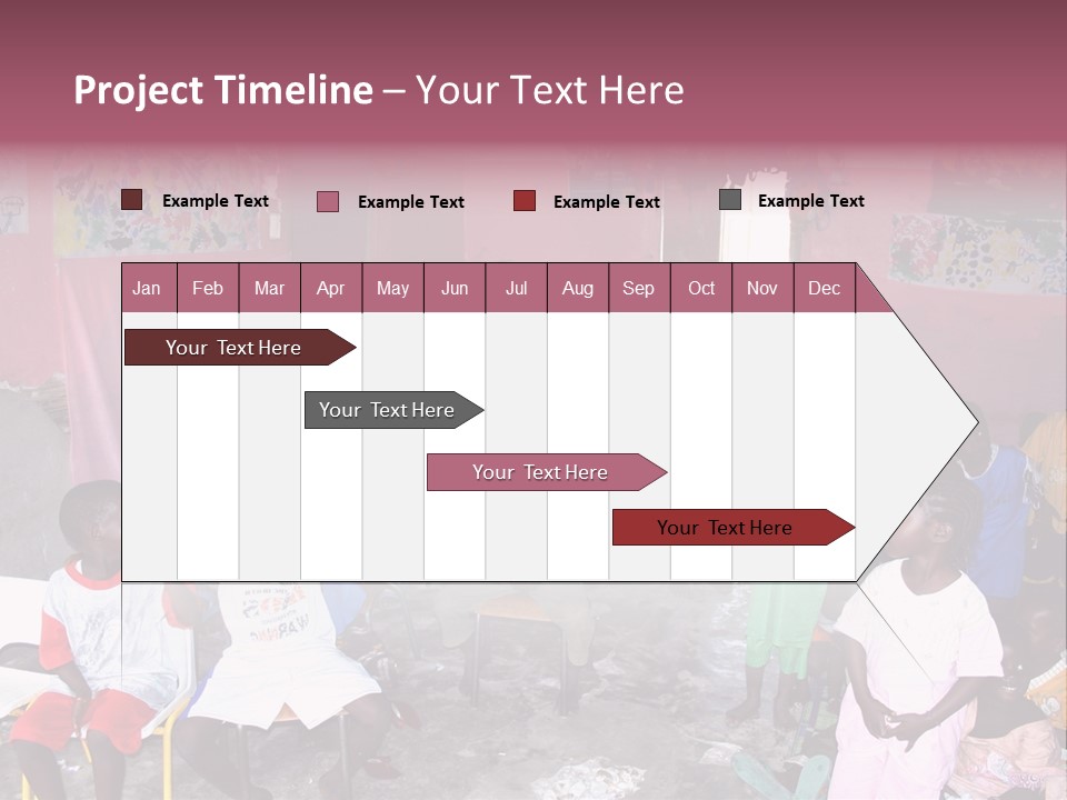 African Race Poverty PowerPoint Template