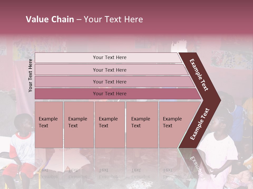 African Race Poverty PowerPoint Template