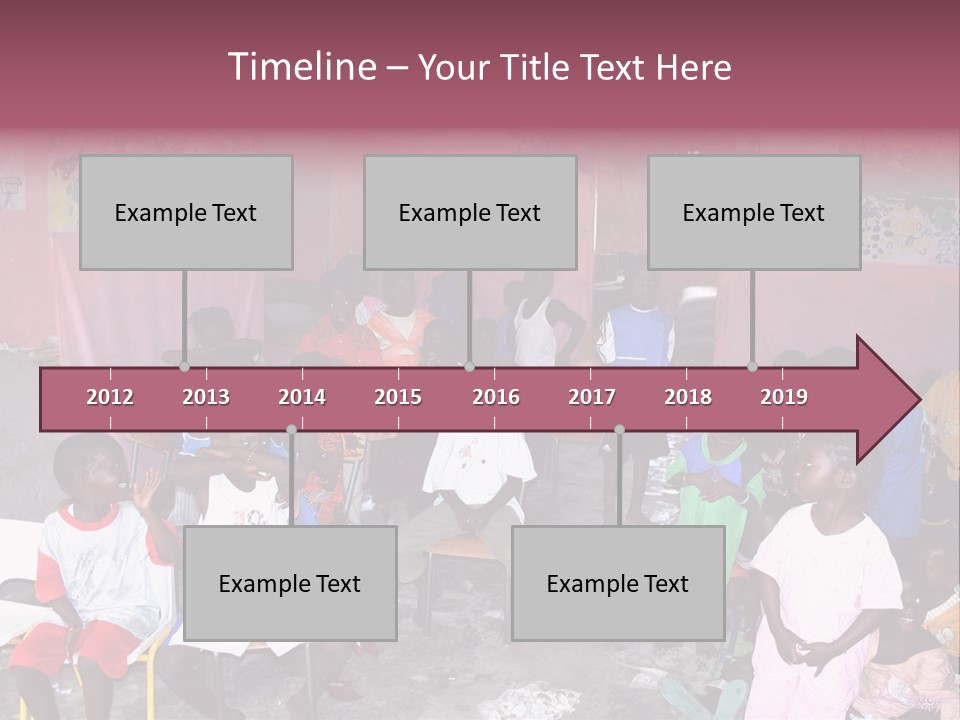 African Race Poverty PowerPoint Template