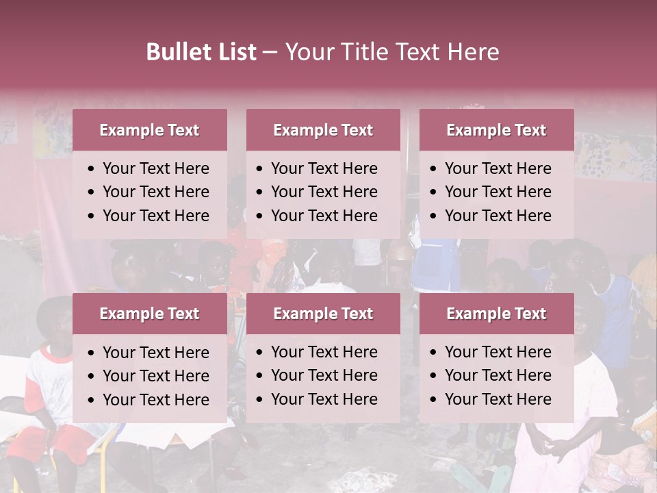 African Race Poverty PowerPoint Template