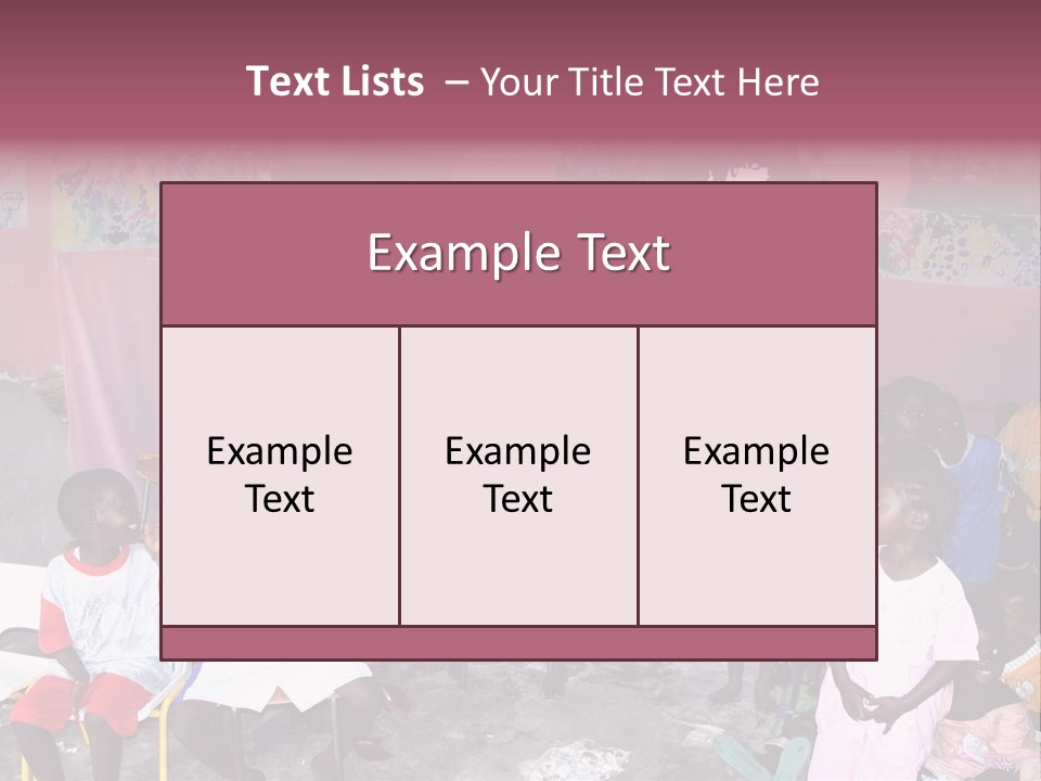 African Race Poverty PowerPoint Template