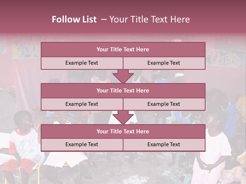 African Race Poverty PowerPoint Template