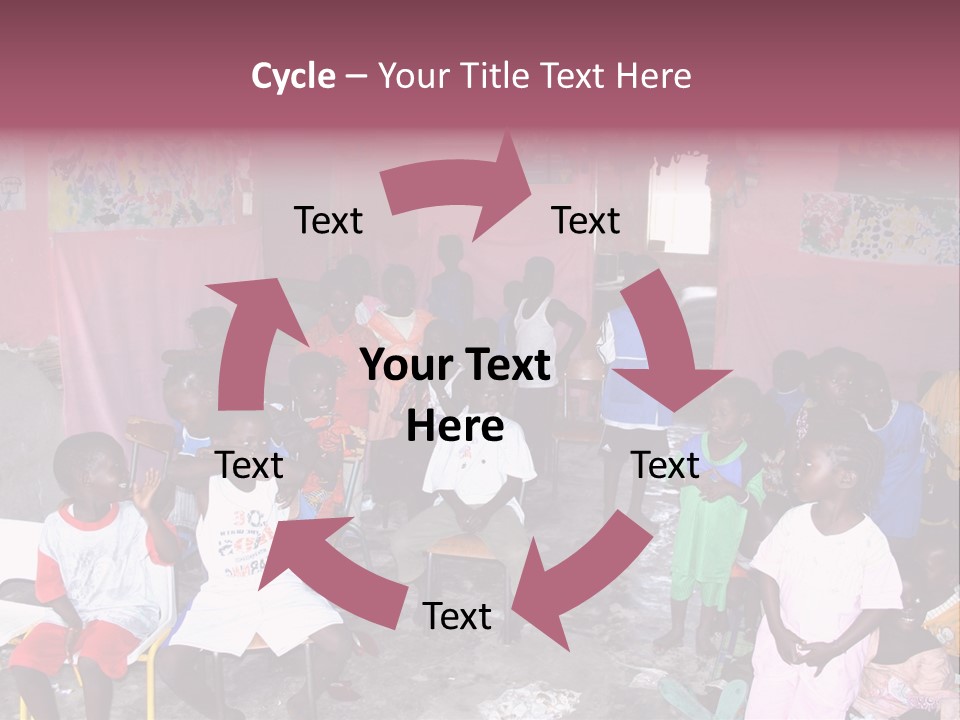 African Race Poverty PowerPoint Template