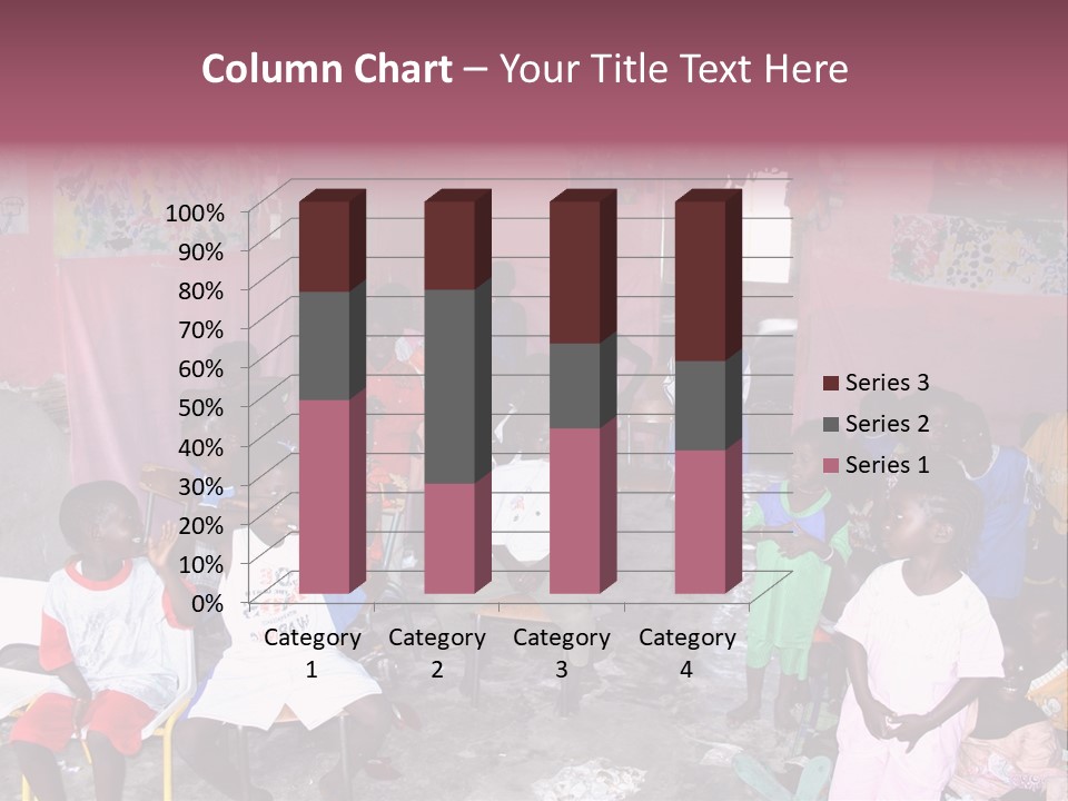 African Race Poverty PowerPoint Template