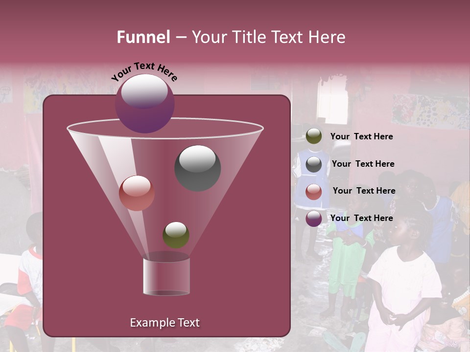 African Race Poverty PowerPoint Template