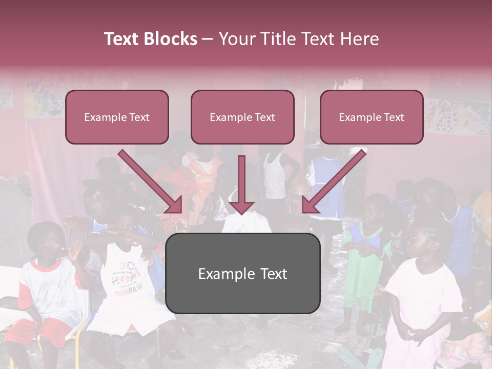 African Race Poverty PowerPoint Template