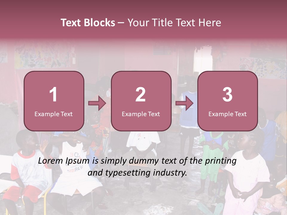African Race Poverty PowerPoint Template