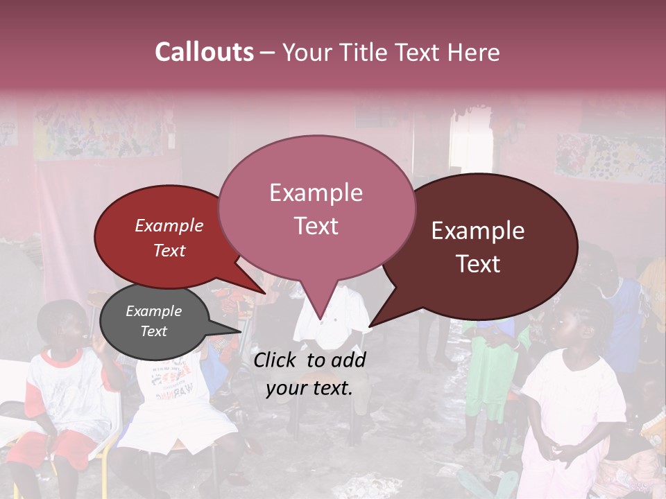 African Race Poverty PowerPoint Template