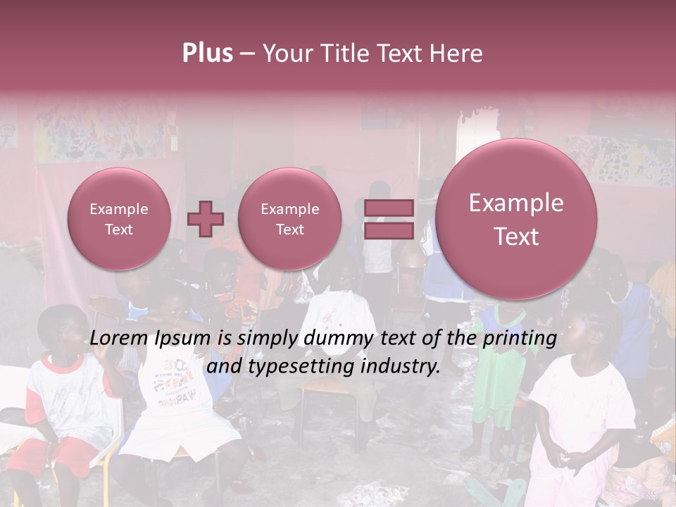 African Race Poverty PowerPoint Template