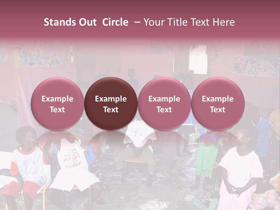African Race Poverty PowerPoint Template