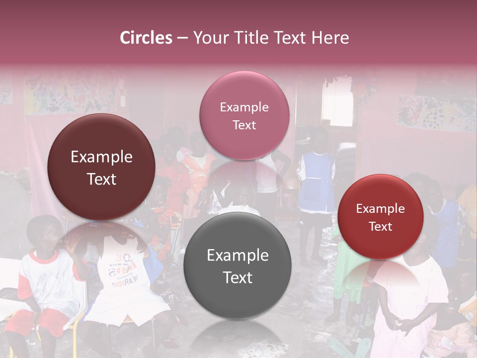 African Race Poverty PowerPoint Template