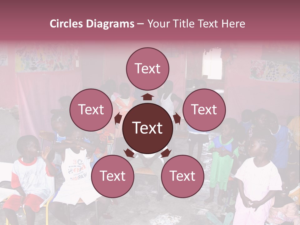 African Race Poverty PowerPoint Template