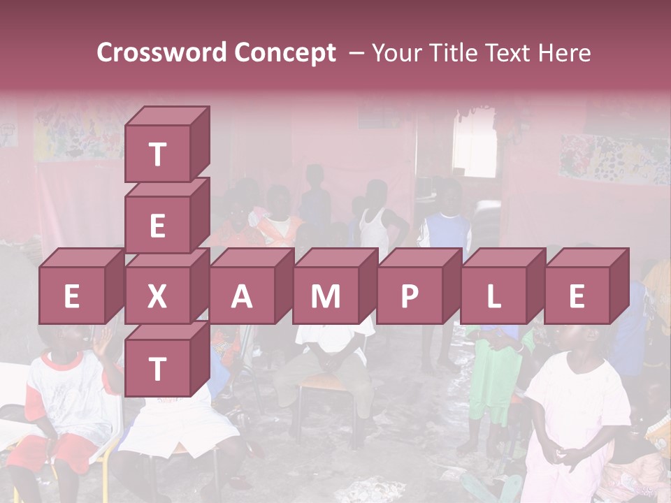 African Race Poverty PowerPoint Template