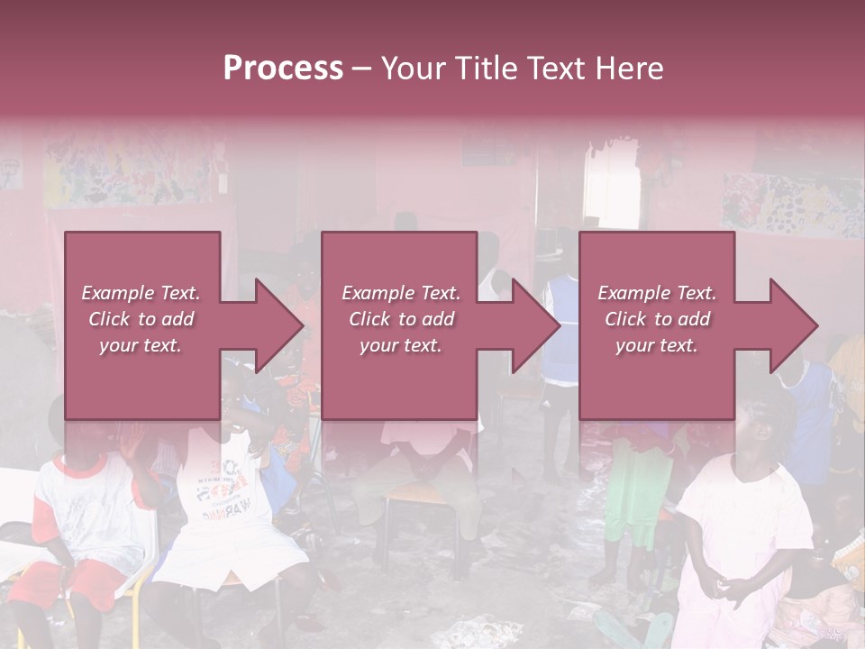 African Race Poverty PowerPoint Template