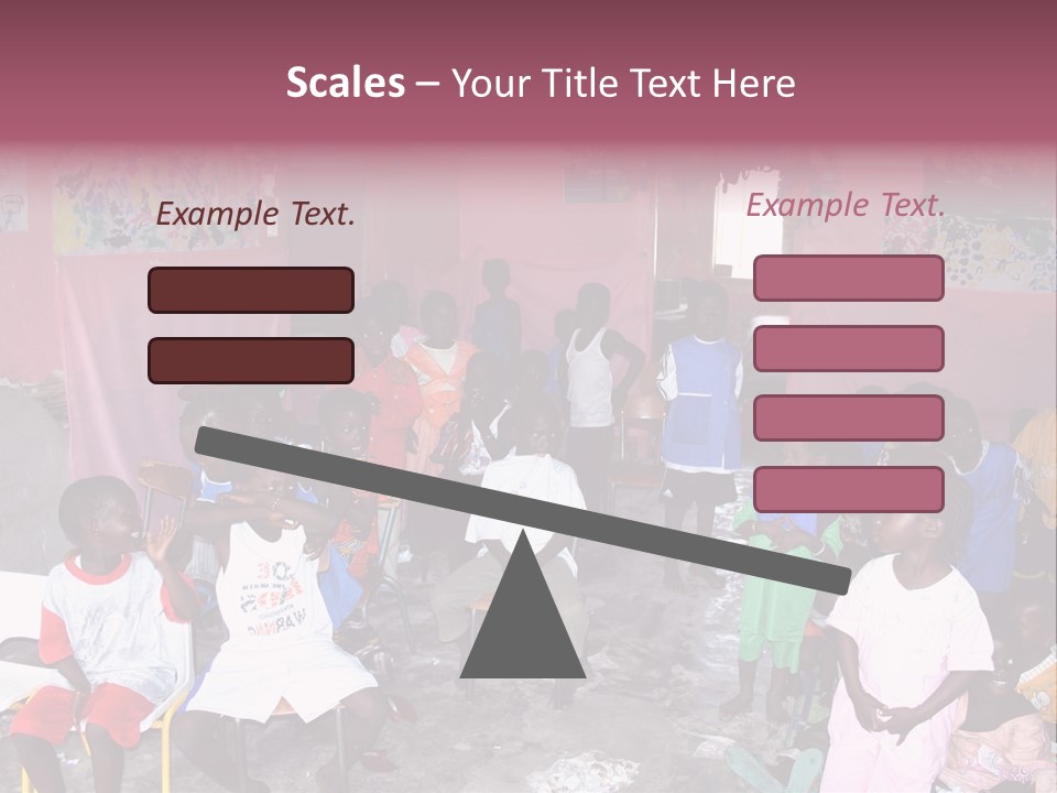 African Race Poverty PowerPoint Template