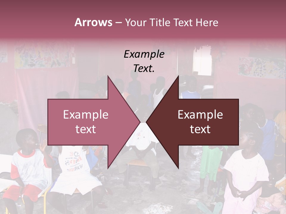 African Race Poverty PowerPoint Template