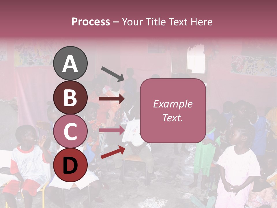 African Race Poverty PowerPoint Template