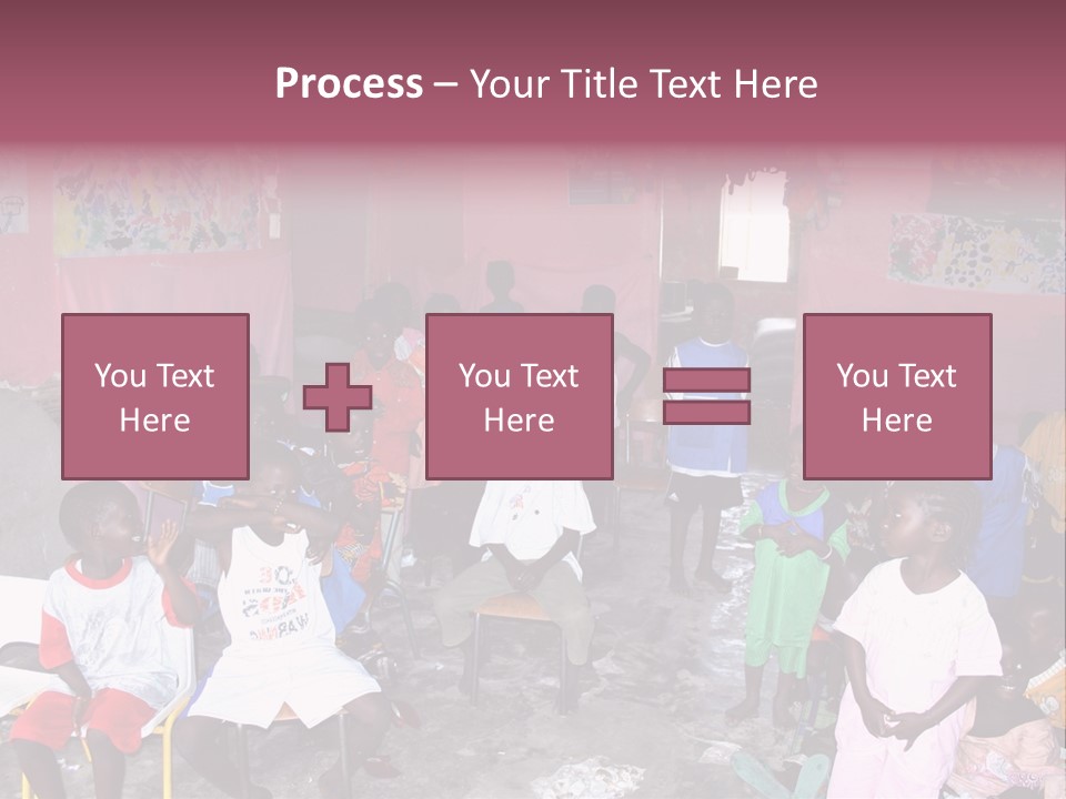 African Race Poverty PowerPoint Template