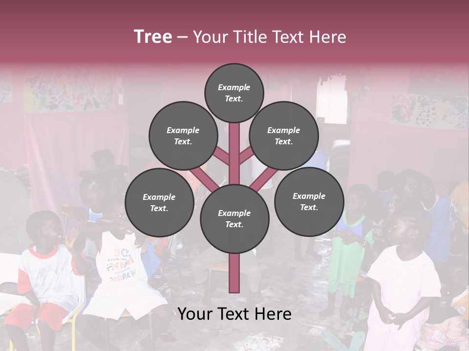 African Race Poverty PowerPoint Template