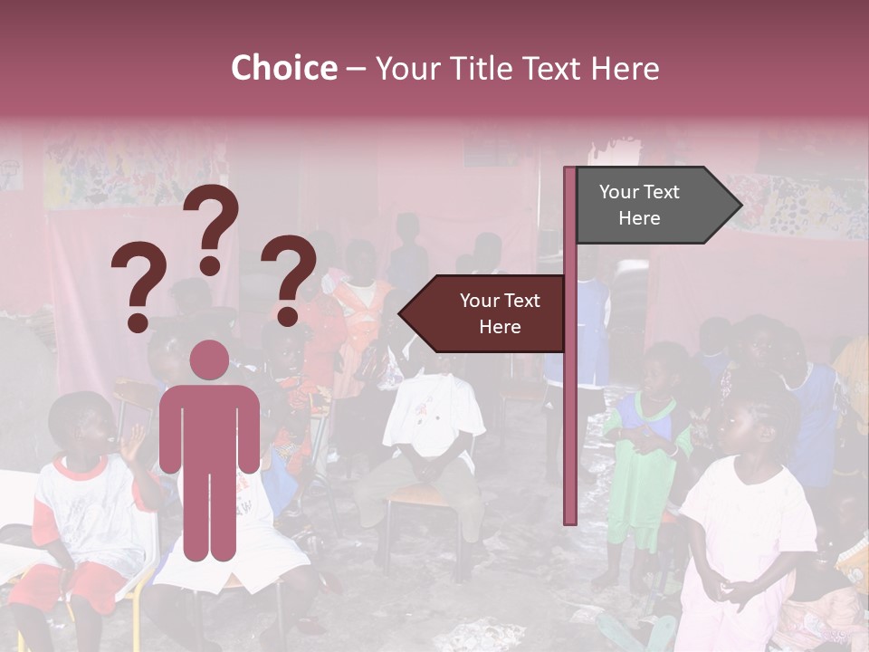 African Race Poverty PowerPoint Template